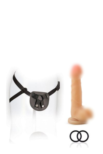 Страпон женский на ремне FOR YOU HARNESS KIT COCK - 1