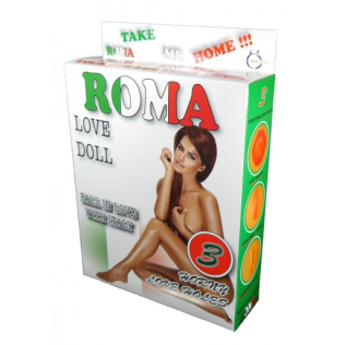 Надувная секс кукла с 3 отверстиями телесного цвета Boss series Roma