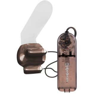 Вибратор для яичек с пультом управления коричневый Pipedream Dual Vibrating Ball Teaser 