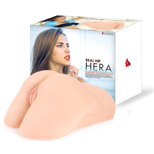 Мастурбатор полуторс Анус и Вагина телесного цвета Kokos Hera Hip Real - 9