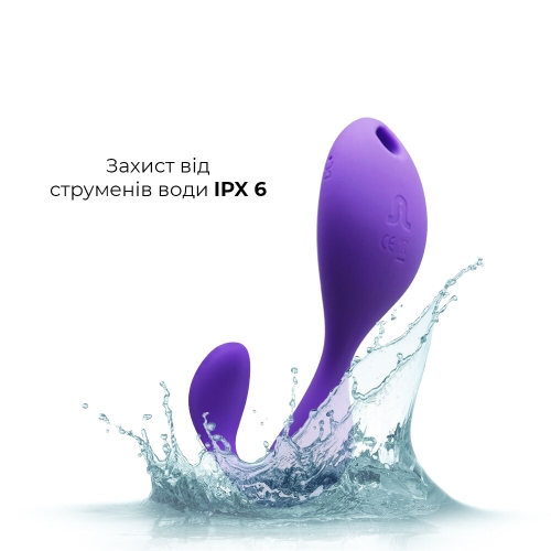Вібратор для клітора і точки G Adrien Lastic Mr.Hook з бездротовим пультом LRS - 4
