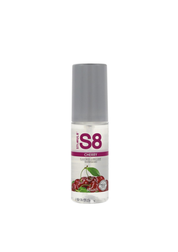 Лубрикант для орального сексу на водній основі зі смаком вишні Stimul8 Flavored Lube water based 50 мл - 1