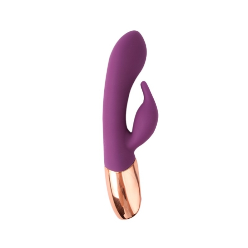Вибратор с отростком для клитора фиолетового цвета Chisa Fierce Euphoria G Knight - 3