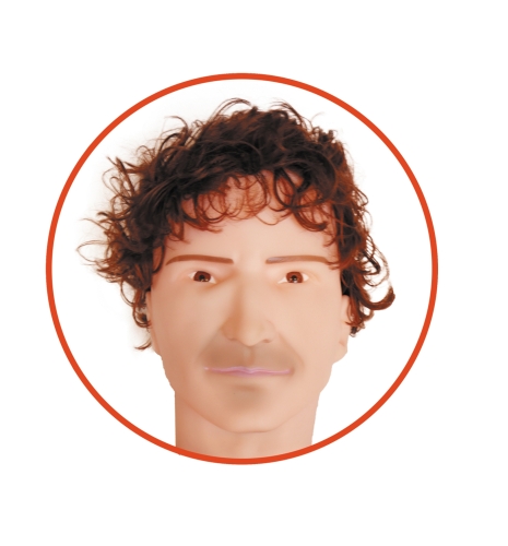 Надувная секс кукла DENNIS 3D с вставкой из киберкожи и вибростимуляцией BOSS - 3