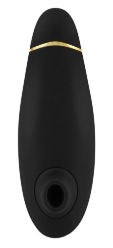 Вакуумный клиторальный стимулятор с автопилотом черный Womanizer Premium - 3
