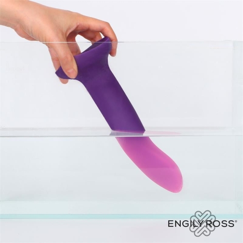 Фалоімітатор на присосці фіолетово-рожевий Engily Ross Color-changing Dildo Purple To Pink модель S - 2