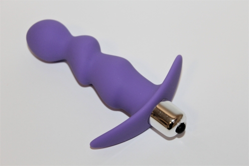 Вібратор для вагінальної і анальної стимуляції SWEET TOYS L 95 мм d 27 мм, Колір Фіолетовий - 4