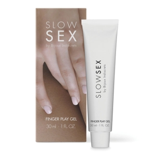 Гель-лубрикант со вкусом кокоса FINGER PLAY Slow Sex by Bijoux Indiscrets
