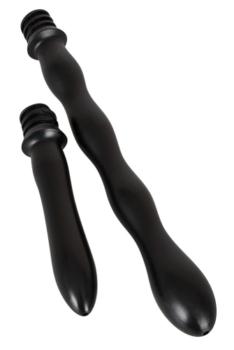 Анальний душ черного цвета You2Toys Shower me deluxe 2 насадки - 3