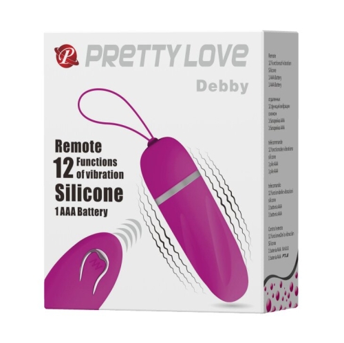 Виброяйцо серии розовое Pretty Love DEBBY - 9