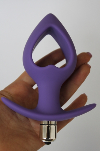 Втулка анальна з вібрацією Sweet Toys L 105 мм d 58 мм, Колір Фіолетовий - 3