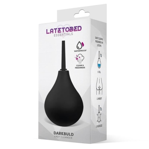 Анальный душ черный Latetobed Darkbuld Easy Cleanser - 2