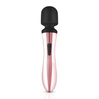 Вибратор микрофон Ванд розовое золото Nouveau Curve Massager
