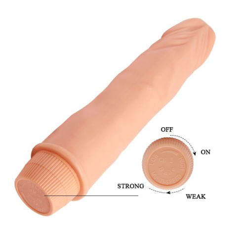 Вібратор реалістичний вагінальний BARBARA Dwarf dildo VIBRATOR - 7