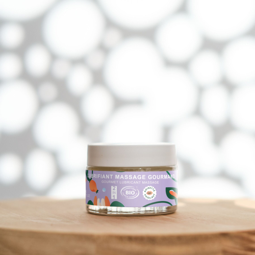 Масажна олія лубрикант з ароматом та смаком фундуку Goliate Couple Gourmand Noisette 50 мл - 4