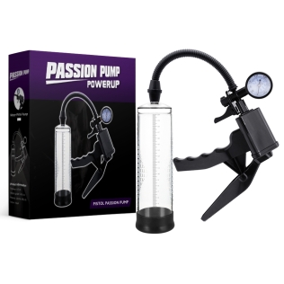 Вакуумна помпа з манометром для чоловіків прозорого кольору CANWIN Passion Pump Powerup