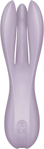 Клиторальный вибратор фиолетового цвета Satisfyer Threesome 2 - 5