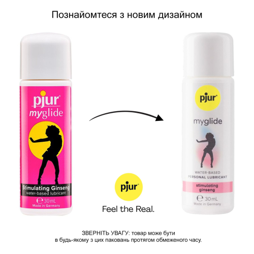 Возбуждающая смазка на водной основе pjur my glide 30 мл (Пьюр, Пджюр) - 3