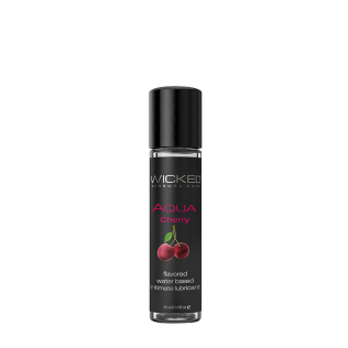 Съедобный лубрикант с ароматом вишни для орального секса WICKED AQUA 30ML