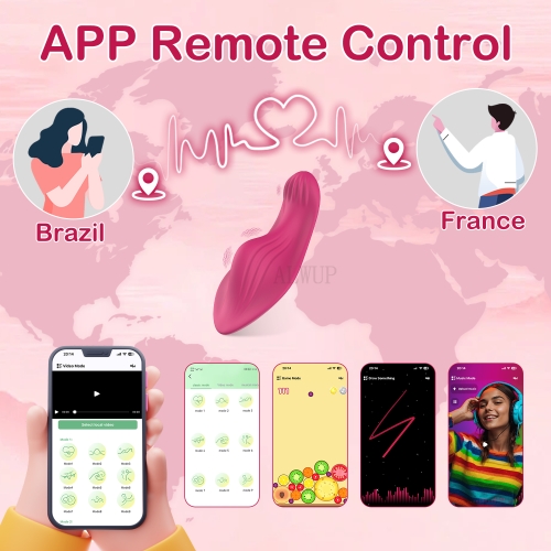 Смарт вібротрусики кліторальні рожеві Sexy desires BUTTERFLY Wearable Vibration Egg - 9