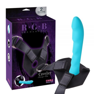 Страпон ременной силиконовый Cavelier Strap-On