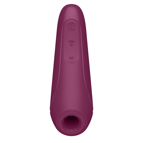 Вакуумный клиторальный стимулятор Satisfyer Curvy 1 Сатисфаер Керви красный - 4