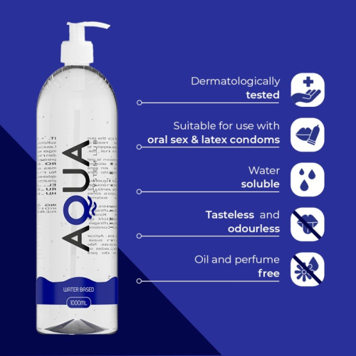 Лубрикант на водной основе Aqua Quality 1000мл - 3