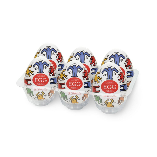 Набор мастурбаторов-яиц Tenga Keith Haring EGG Dance Тенга - 1