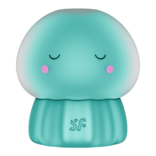 Вакуумный клиторальный стимулятор зеленый Satisfyer Jelly-cious 