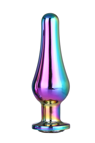 Анальна пробка конічної форми Dream Toys GLEAMING LOVE COLOURED PLEASURE PLUG L - 3