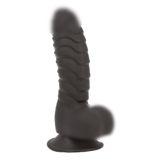 Фаллоимитатор на присоске черный Addiction Ben 7&amp;quot; Dildo With Balls и вибропуля в подарок