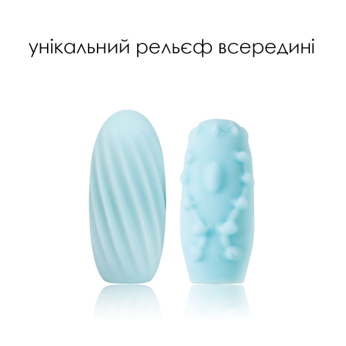 Набір яйце мастурбаторів блакитні SVAKOM Hedy 6 штук - 3