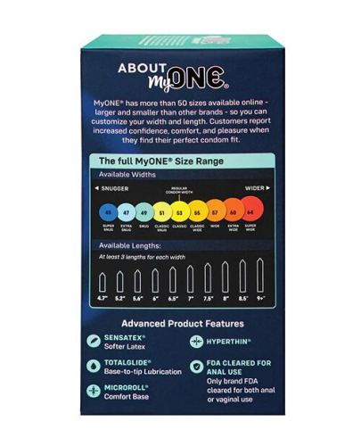 Презервативи із щільною посадкою ONE MyONE Snug 10 штук - 2