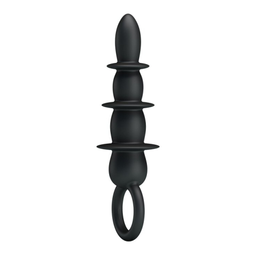 Анальная пробка BLACK PRETTY LOVE  BI-014539 - 3