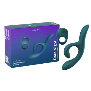 Набір інтимних іграшок We-Vibe Date Night кільце Pivot і вібратор Nova 2 зелені