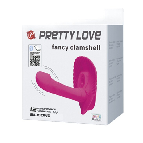 Вибратор вагинальный силиконовый розового цвета PRETTY LOVE FANCY CLAMSHELL - 9