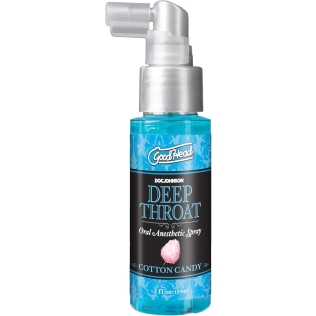 Спрей для глубокого минета вкус сладкой ваты Doc Johnson GoodHead DeepThroat Spray 59 мл