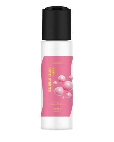 Оральный лубрикант со вкусом жвачки Driminals Kiss Bubble Gum 30 мл - 1