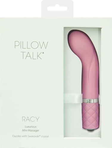 Вибратор для точки G розовый с кристаллом Сваровски Божественный оргазм PILLOW TALK Racy - 9