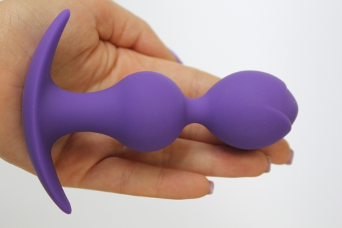 Анальна пробка силіконова SWEET TOYS L 110 мм d 35 мм Колір Фіолетовий - 5