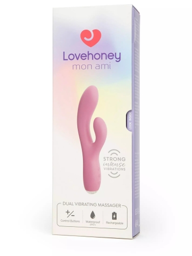 Вібратор-кролик для точки G рожевий Lovehoney Mon Ami - 6