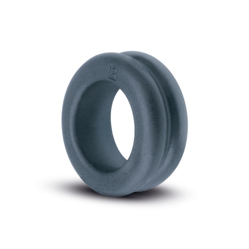 Эрекционное кольцо на член серого цвета Boners Double Design Cock Ring - 1
