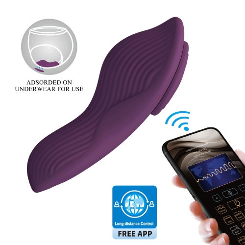 Смарт стимулятор для клітора фіолетовий Lybaile Pretty Love MANE Mobile APP remote control - 2