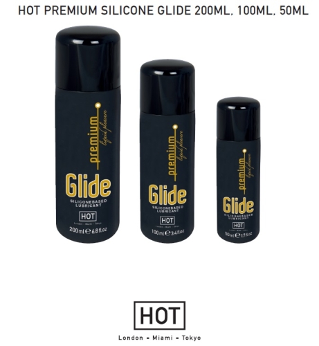 Лубрикант на силиконовой основе HOT Premium Silicone Glide 200 мл - 2