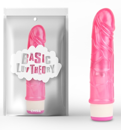 Реалистичный вибратор розовый CHISA Basic Luv Theory Stud Rod - 1