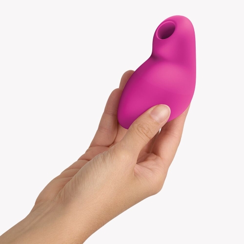 Вакуумний стимулятор для клітора рожевого кольору Fun Factory Allure Magenta 12 режимів вібрації 11 рівнів вакууму - 5