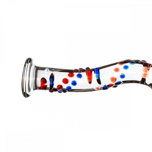 Стеклянный фаллоимитатор EasyToys Glass Dildo No. 3 - 3