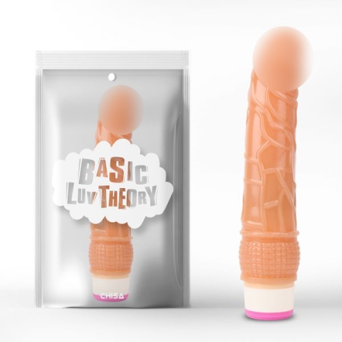 Вібратор реалістичний з венами гелевий тілесного кольору Chisa Wild Penetrator - 1