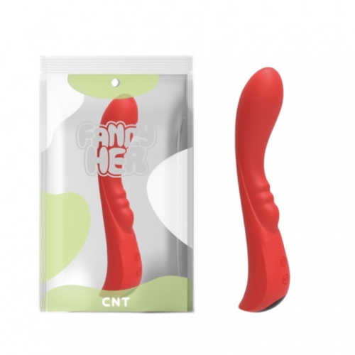 Вибратор вагинальный и для точки G красного цвета Cnt G spot Arouse - 1