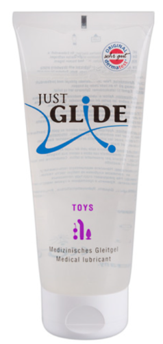 Лубрикант на водной основе для секс-игрушек JUST GLIDE Toy 200 мл - 1
